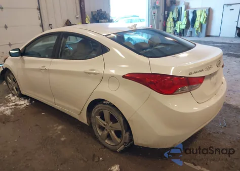 2013 Hyundai Elantra Gls from USA, damaged, VIN 5NPDH4AE7DH318881